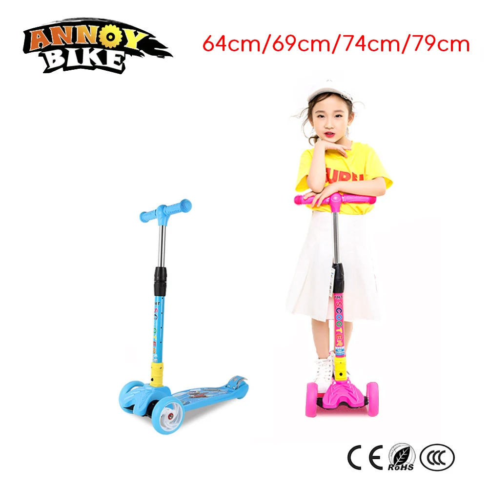 Children Kick Scooter Baby Foldable 3 Wheels LED Outdoor Sport 4-12 Years Old Adjustable Height Triciclo Bikes Toys Gift For Kid Children Kick Scooter Baby Foldable 3 Wheels LED Outdoor Sport 4-12 Years Old Adjustable Height Triciclo Bikes Toys Gift For Kid