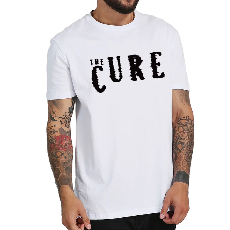 Футболка с надписью The Cure футболка альтернативным поп группой певицы