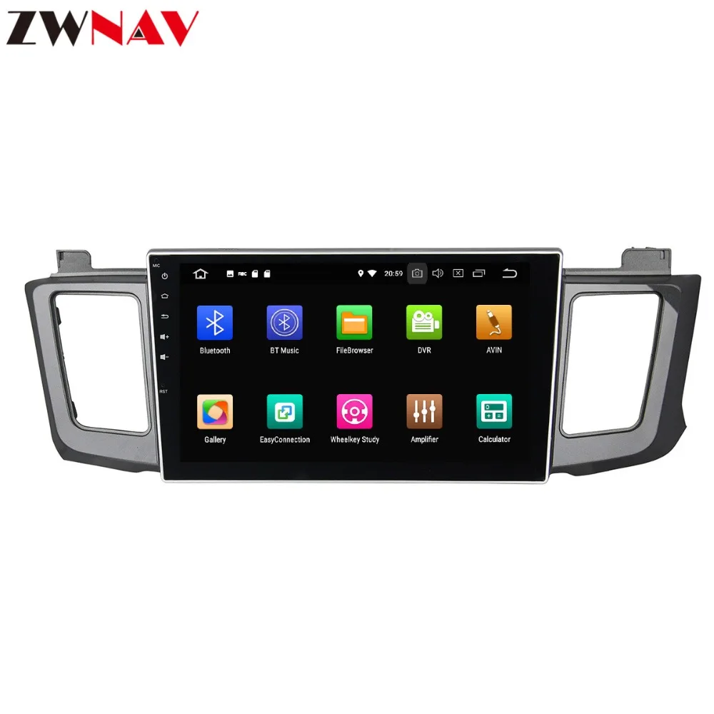 Excellent 10.1 inch Android 9 Car GPS Navigation System Car CD DVD Player for Toyota Rav4 2012-2015 Stereo Auto Radio Head Unit 1