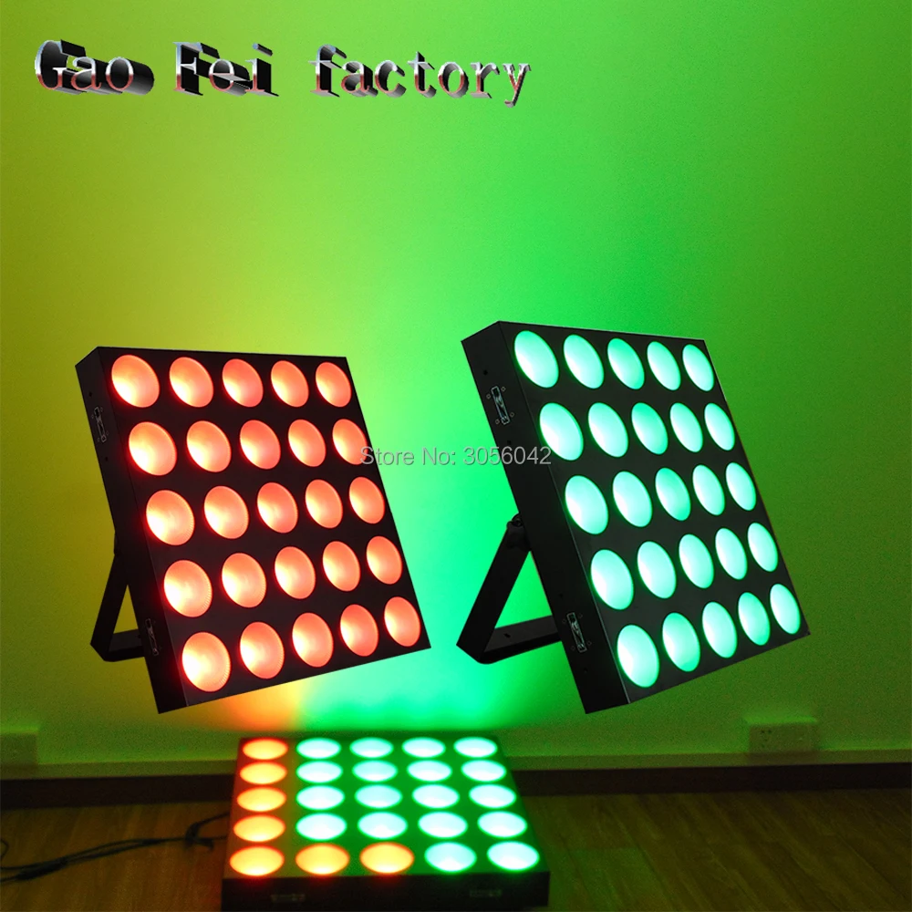 

2pcs/lot Hot Sale LED 25X10W RGB LED Stage Light Effect Disco DJ Bar Effect UP Lighting Show DMX Strobe for Party KTV