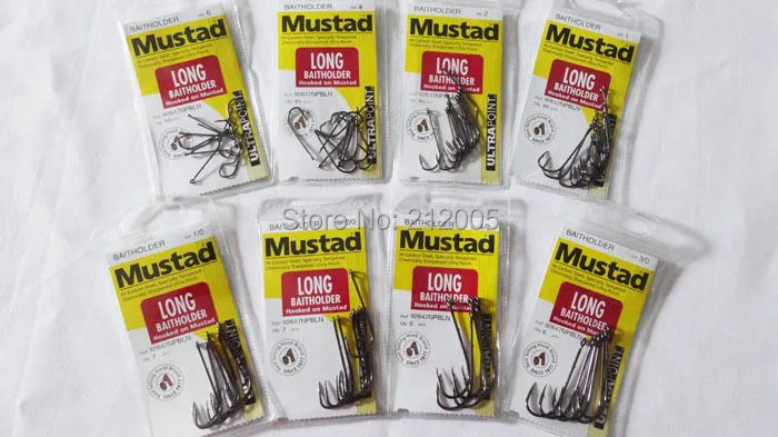 Высококачественный крючок mustad Reference № 92647NPBLN Размер 6#4#2#1#1/0#2/0#3/0#4/0# черный HookMustad рыболовные крючки