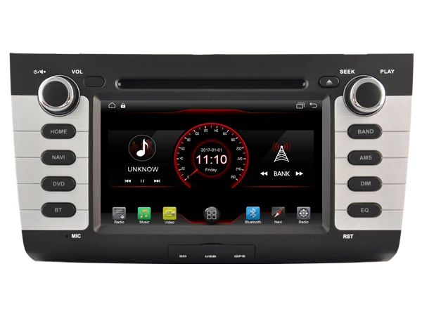 Top Fit for SUZUKI SWIFT OTOJETA android 8.1 VERSION Wifi car dvd player tape recorder handfree GPS headunits with red light 5