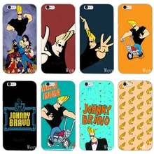 De dibujos animados de Johnny Bravo funda de silicona para Xiaomi mi 9 8 SE Pro A1 A2 Lite 6 6X 5 5S 5x nota mi x 2s max 2 3