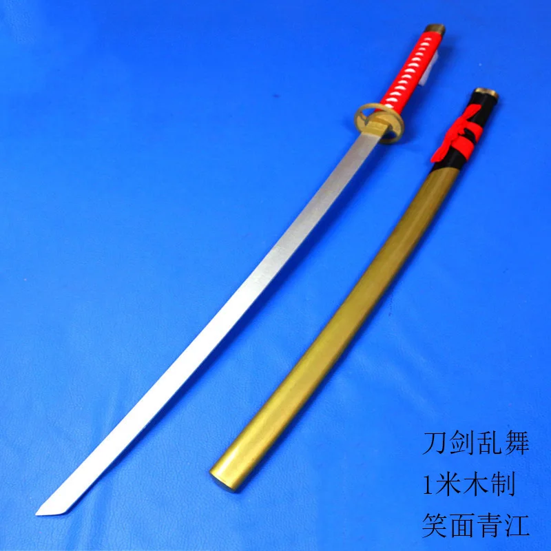 Touken Ranbu онлайн Nikkari Aoe katana игры Косплей деревянный меч нож лезвие Оружие косплей реквизит