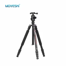 Moveski T268 Профессиональный алюминиевый штатив монопод с шаровой головкой для DSLR камеры портативный дорожный треножник для камеры стенд