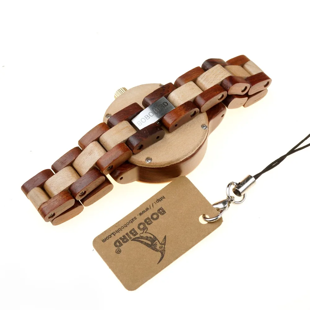 Calendar Dialplate wooden watches M19 Cb4