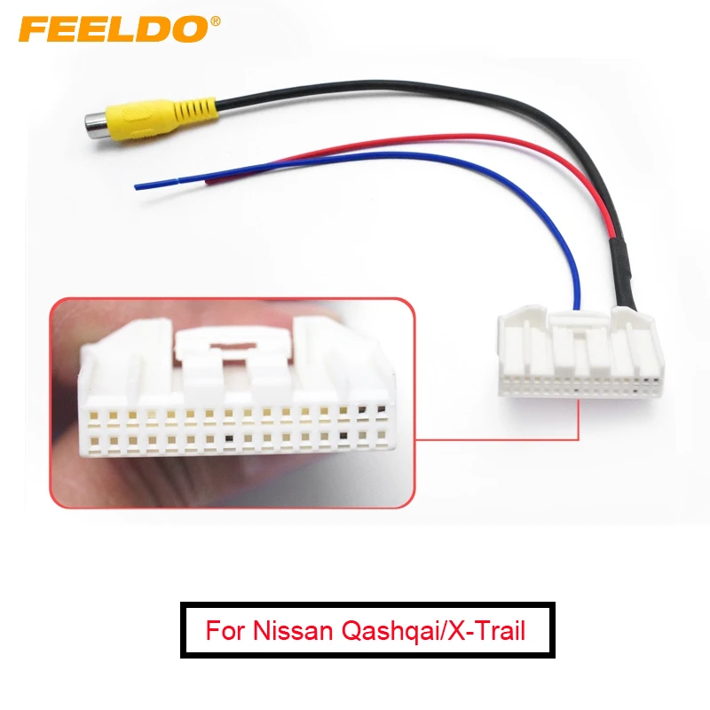 Feeldo 10pcs 32 Pins Parking Reverse Rear Camera Video Plug Converter Cable Adapter For Nissan Qashqai X Trail Car Head Unit Cables Adapters Sockets Aliexpress Feeldo 10pcs 32 Pins Parking Reverse Rear Camera Video Plug Converter Cable Adapter For Nissan Qashqai X Trail Car Head Unit Cables Adapters Sockets Aliexpress