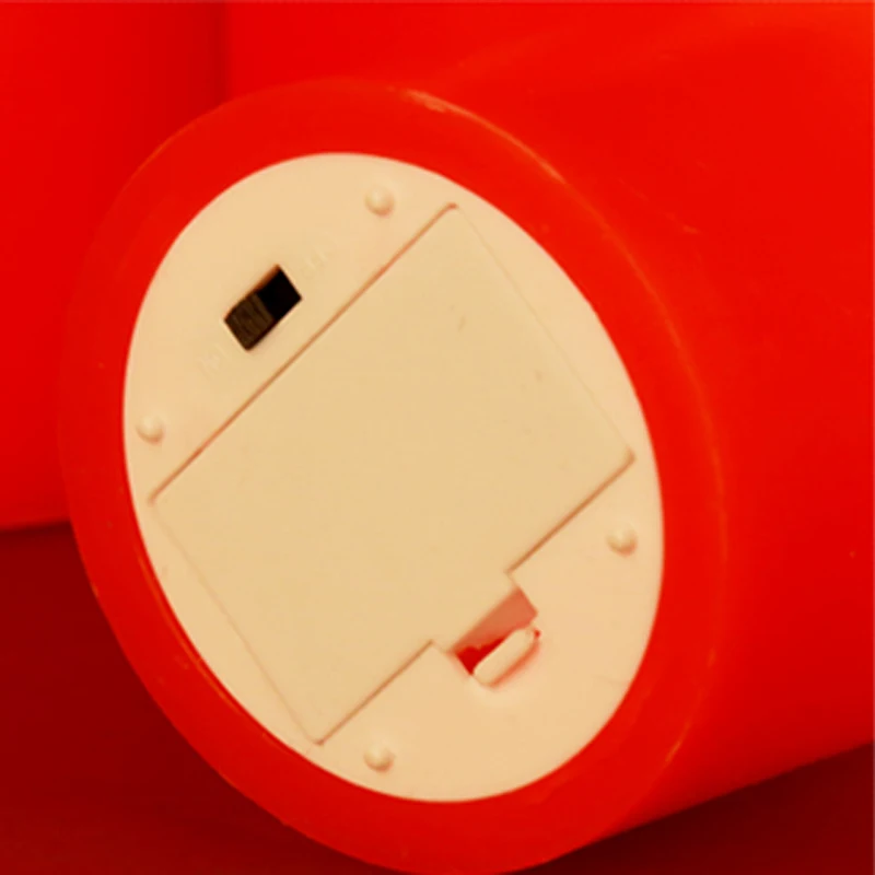 3 шт./лот, красный светодиодный светильник с дистанционным управлением, беспламенные Свечи с таймером для украшения дома, дня рождения, свадьбы