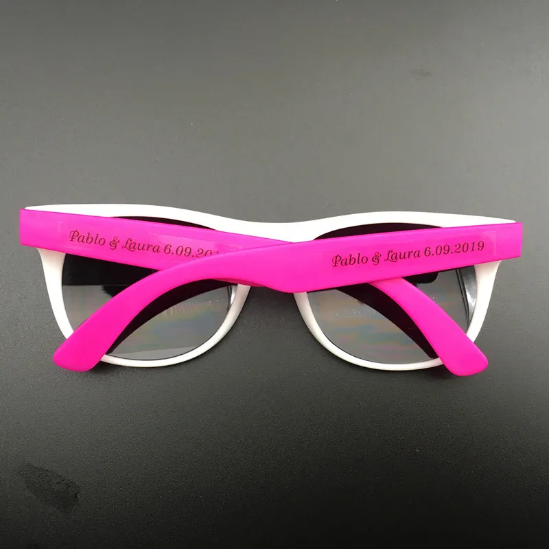 Wedding Anniversary Birthday Props Return Gifts for Guests Classic Personalized Party Sunglasses UV Protection 24-60 Pairs/Lot