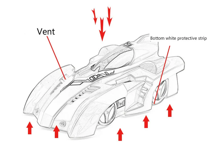 3 цвета, электрический пульт дистанционного управления, настенный альпинистский автомобиль, беспроводной электрический Радиоуправляемый автомобиль, модель игрушки для детей, водительский автомобиль с любой гладкой поверхностью
