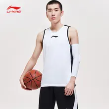 Li-Ning Мужская баскетбольная серия жилет соревновательный Топ дышащий на сухой обычной подкладе Спортивная футболка без рукавов AAYP051 CAMJ19