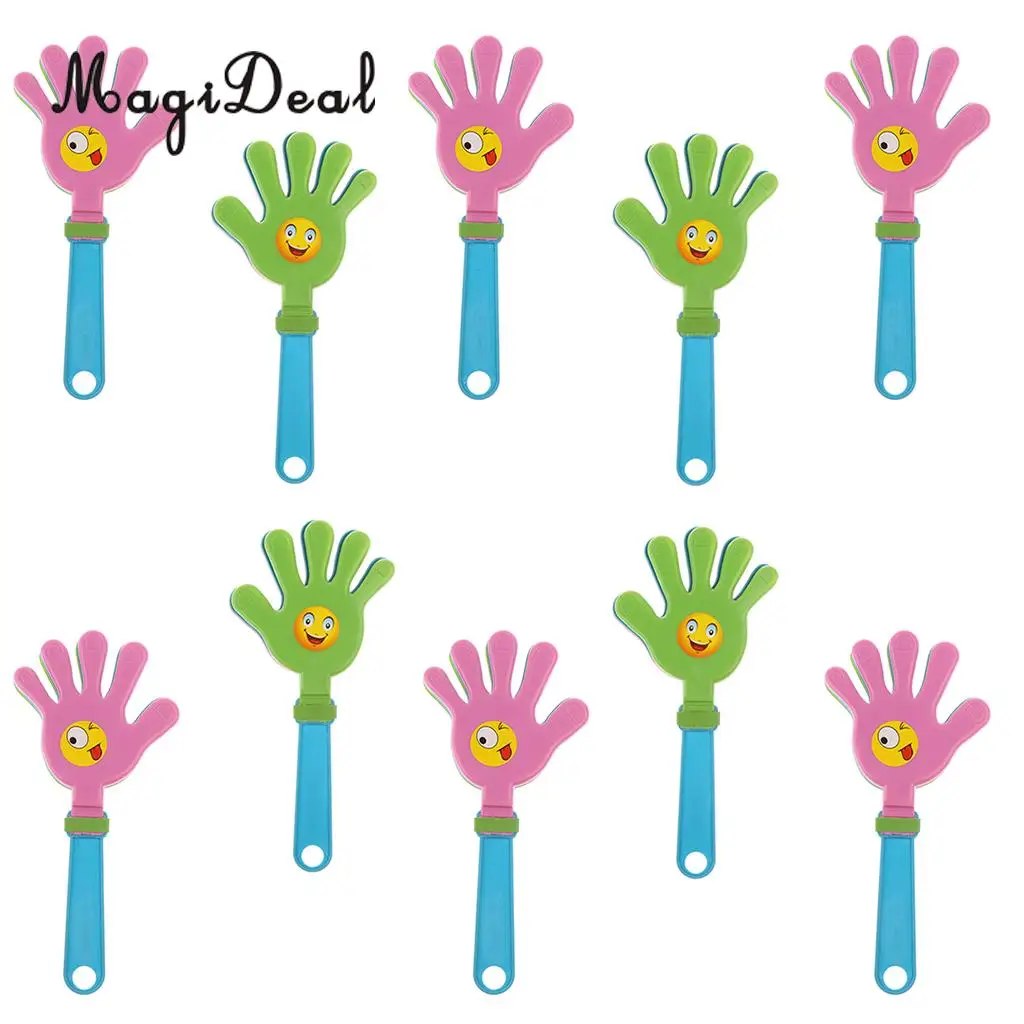10x Plastic Hand Clappers Noise Makers Concert Party Cheering Props