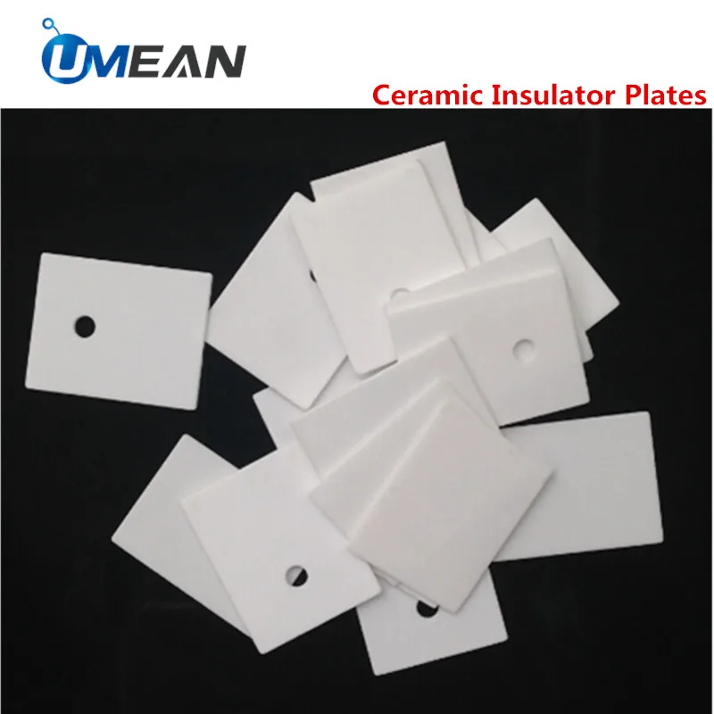 

10Pcs TO-3P TO-247 High Temperature Resistant Pressure Thermal insulation Transistor Heat Sink Ceramic Insulator Plates Sheet