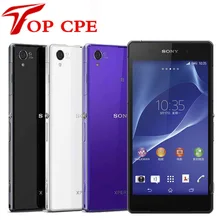 Oryginalny Sony Xperia Z2 D6503 odblokowany telefon komórkowy GSM WCDMA 4G LTE Android Quad Core RAM 3GB ROM 16GB 5.2 cala 20MP aparat