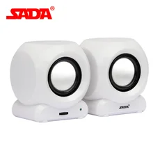 Сада V-169 мини USB динамик 3,5 мм AUX in для ПК MP3 для сотовых телефонов и ноутбуков, 2,0 стерео мультимедийные колонки