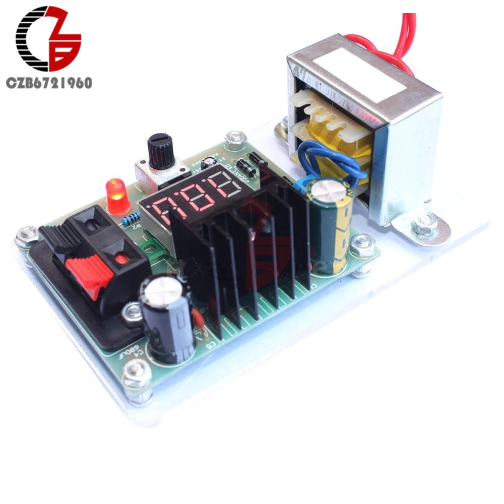 Continuously Adjustable Regulated DC Power Supply DIY Kit LM317 1.251