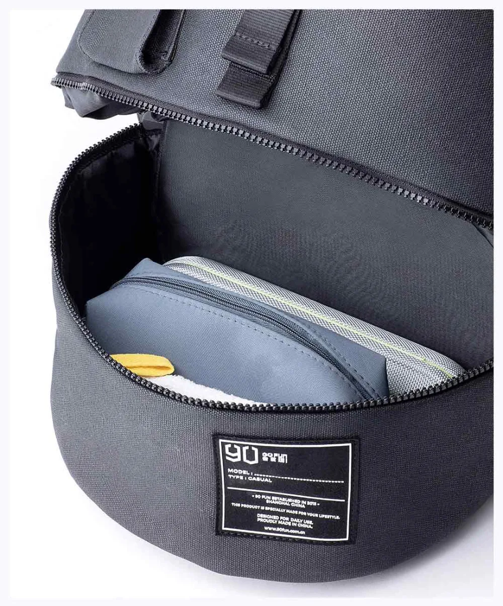 NINETYGO 90FUN модный шикарный рюкзак Водонепроницаемый рюкзак для мужчин и женщин школьная сумка рюкзак для покупок Повседневная сумка для ноутбука большая емкость