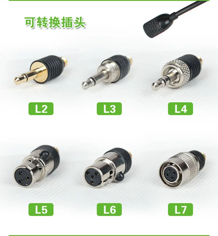 Supercardioid Musical Instrument Microphone with Clips for Cello Violin Guitar Flute Piano Saxophone Suitable Wireless Transmitt