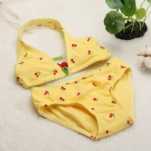 Купальный костюм для девочек Летняя Пляжная одежда из двух предметов купальный костюм для детей от 1 до 5 лет, одежда для купания для маленьких девочек, бикини, Infantil-ST144