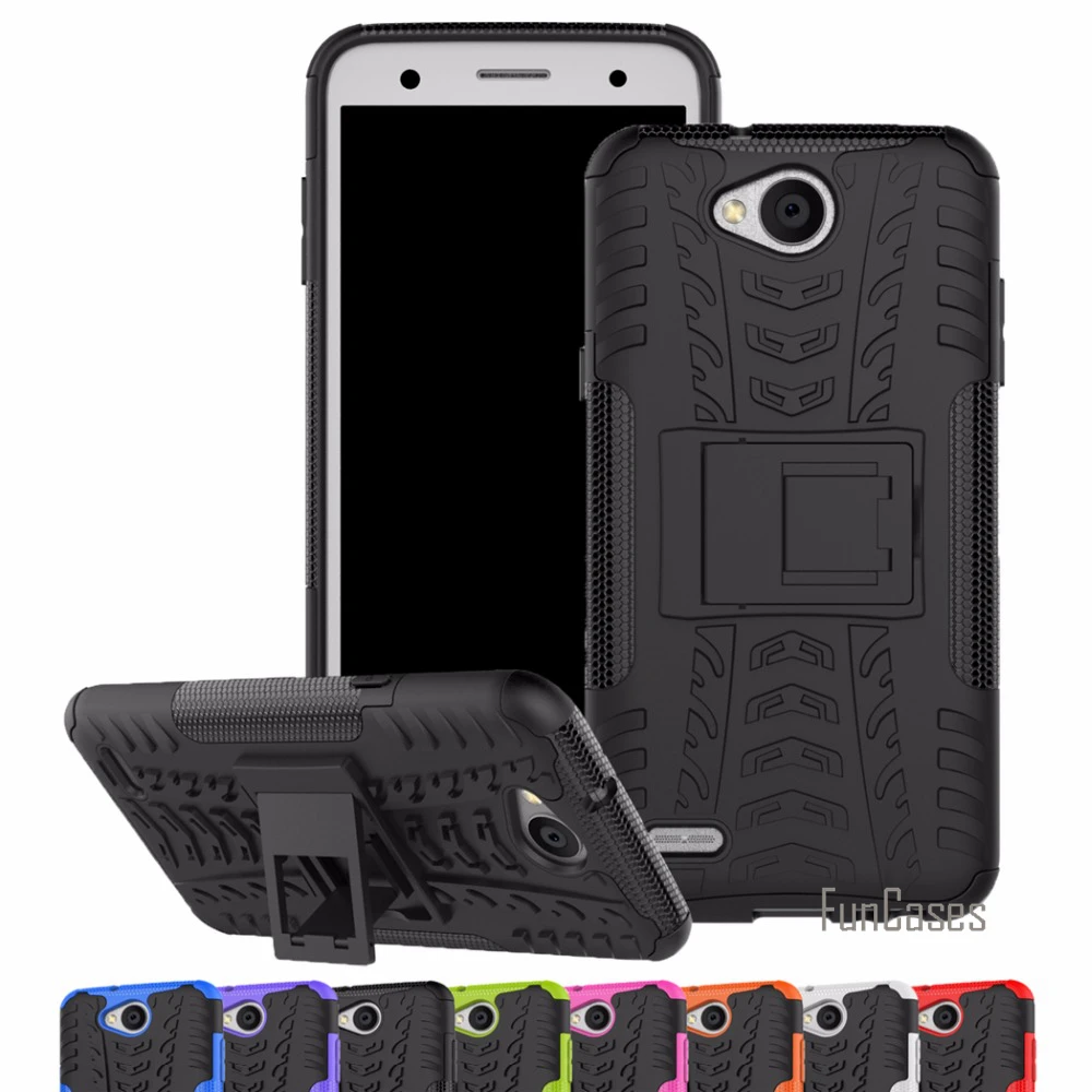 Для LG X power 2 LV7 Fiesta чехол 5 дюймов Гибридный Kickstand Dazzle прочный резиновый Жесткий ПК +