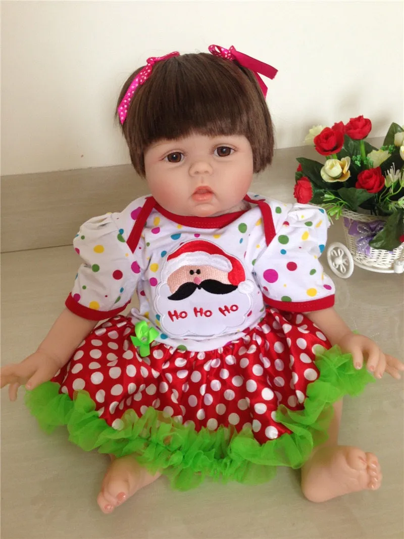 Хорошая цена, 22 дюйма, Reborn Baby Doll, одежда для 55 см, силиконовая Reborn Baby Doll, горячая Распродажа, кукла, аксессуар для реалистичной куклы