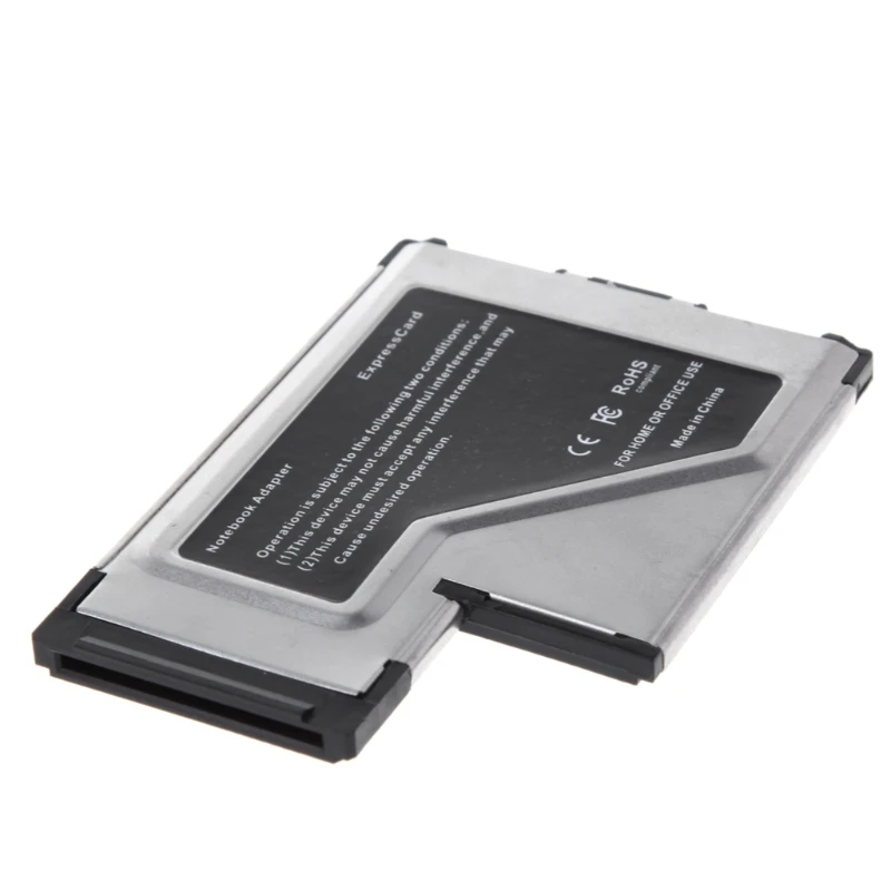 2 порта скрытый 54 мм USB 3,0 EXPRESSCARD адаптер расширения для ноутбука