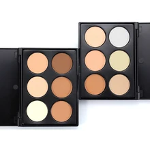 Тонер для макияжа, пудра, корректор, восстанавливающая емкость, пудра, 6 цветов, пудра для лица, палитра, контур, хайлайтер, бронза