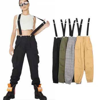 

2019 new trend wide leg bib overalls large size loose denim bib bleached jumpsuit conjoined romper