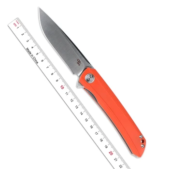 

CH3002 outdoor Flipper folding knife D2 blade ball bearing G10 handle camping hunting supplies tool pocket knife EDC TOOLS