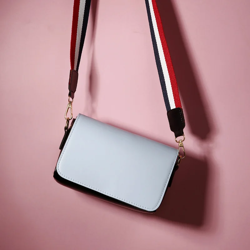 

PU Material Ladies Shoulder Bag Designer Handbag Trend Element Simple Messenger Bag 2019 Summer New Style
