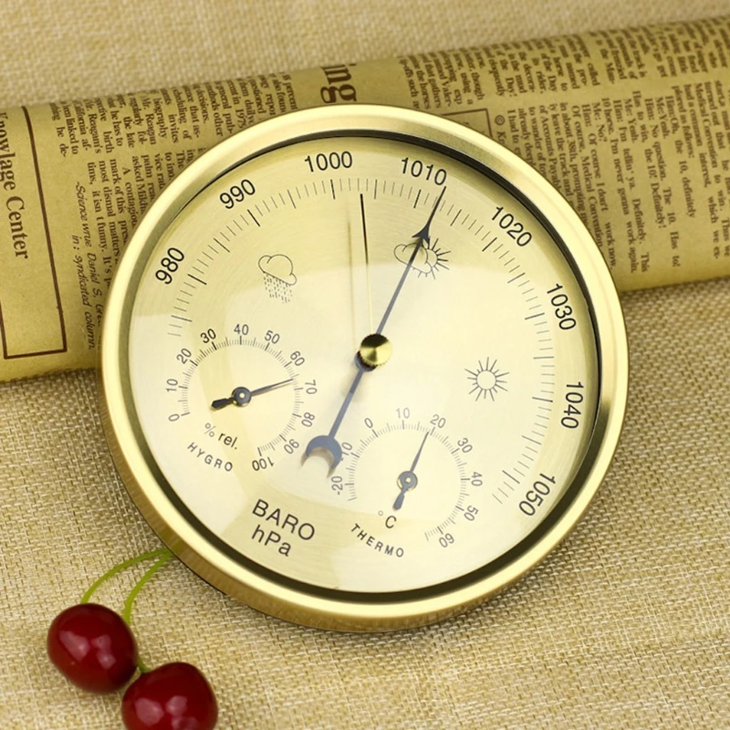 

5 Inches Barometer Thermometer Hygrometer Wall mounted Household Weather Station