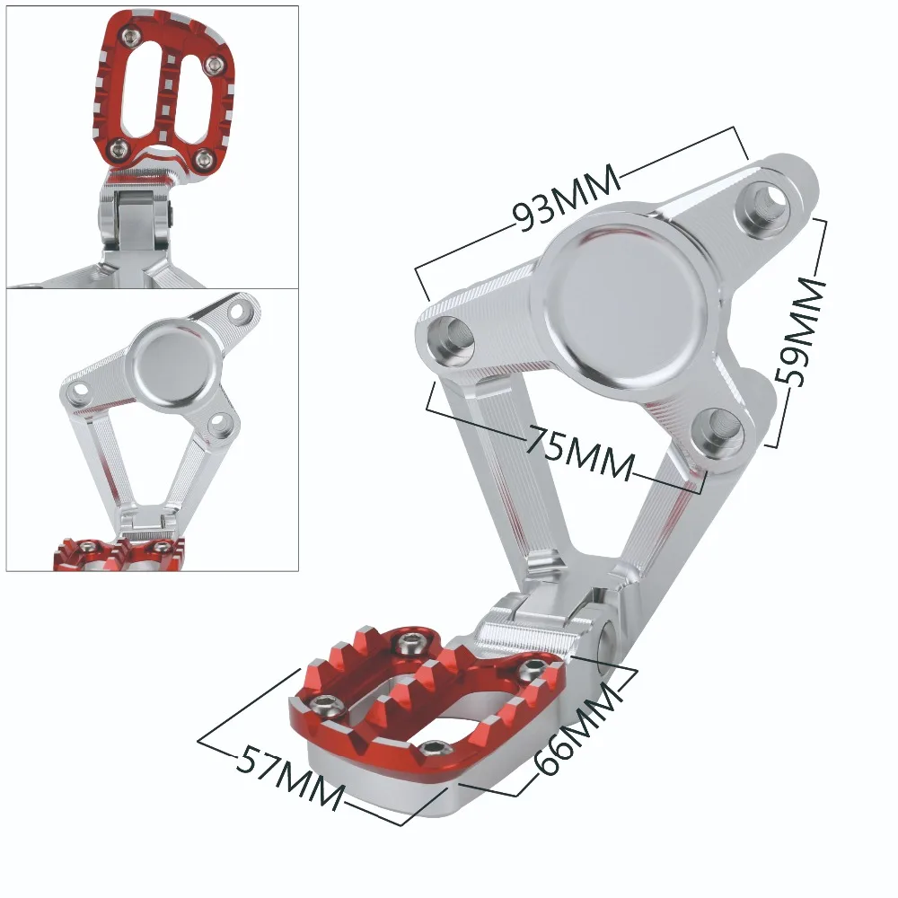 CNC мотоциклетный задний ножной комплект для ног для HONDA X ADV X-ADV 750 XADV подножки педали для задних сидений