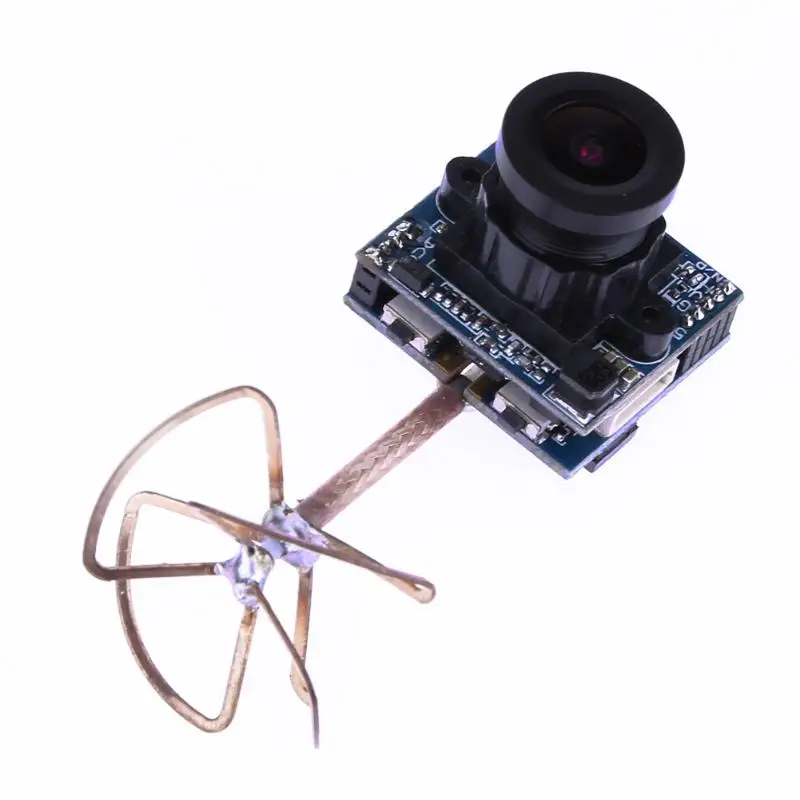 

48 Channel Wireless Camera Wide Angel Lens With External Video In/Out 4.7V To 26V Power Cord For RC FPV Drone Quadcopter