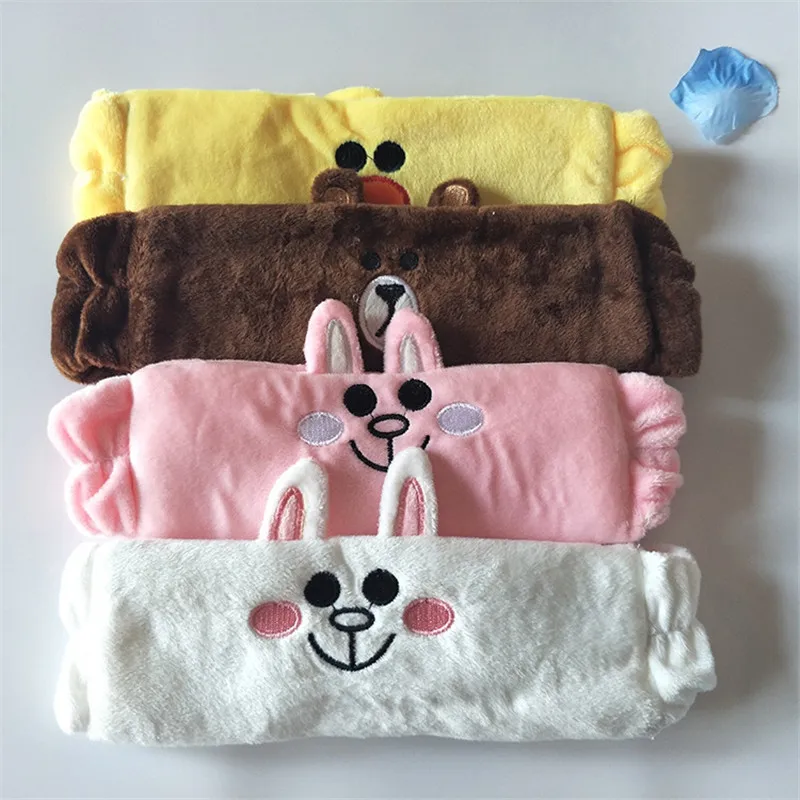 Korean Hair Band Grils Cute Cartoon Headband Bandana Women Plush