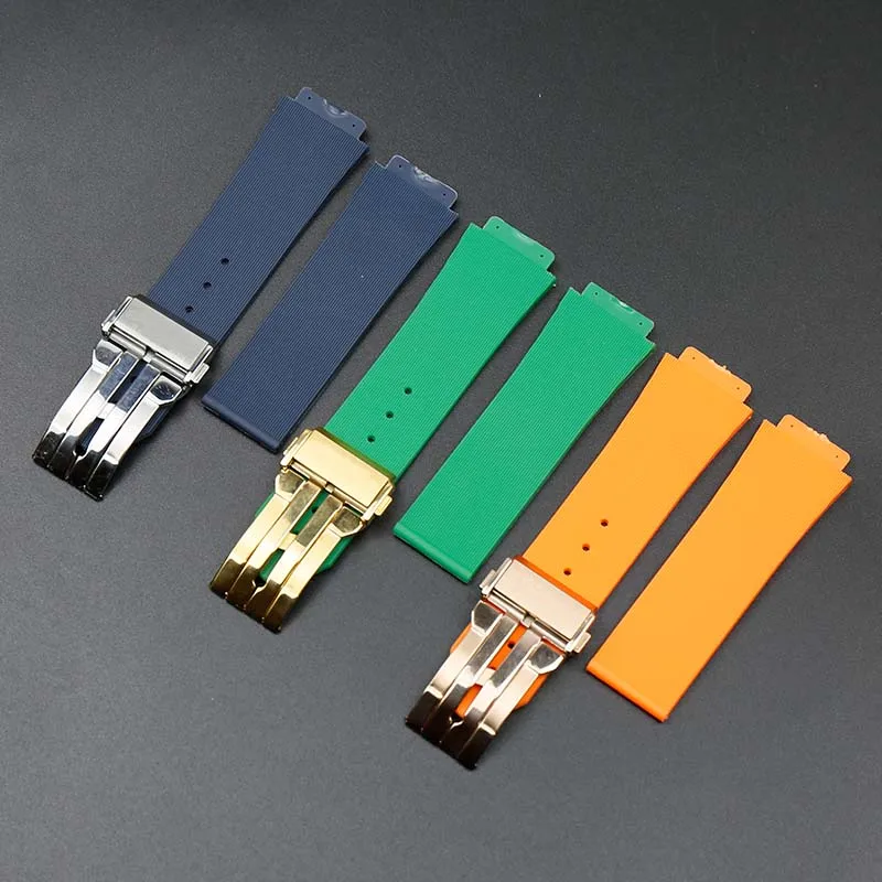 New Watch Accessories For Hublot Silicone Watch Band For Hublot Big Bang  Sports Waterproof Strap Convex Mouth 27x17mm Send Tool - Watchbands -  AliExpress