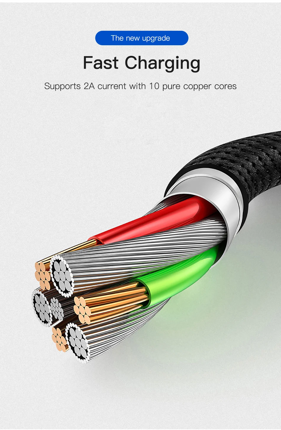 !ACCEZZ USB Cable For Apple iPhone X XS MAX XR 8 7 6 6S 5 5S Plus IOS 10 11 12 Lighting Charger Bullet Style Data USB Cable Cord (9)