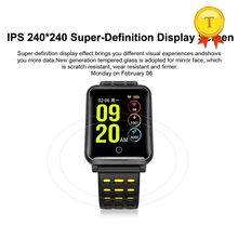 Лидер продаж Сенсорный экран Bluetooth Спорт Smartwatch женщина Смарт наручные часы анти-потерянный сердечного ритма Фитнес трекер Браслет