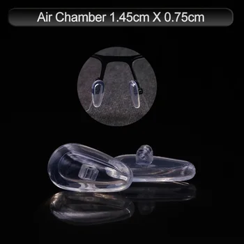 

COLOUR_MAX 5Pairs/10pcs Air Chamber Silicone Anti Slip Soft Nose Pads With Screws/Screwdriver/Tweezers For Glasses Sunglasses