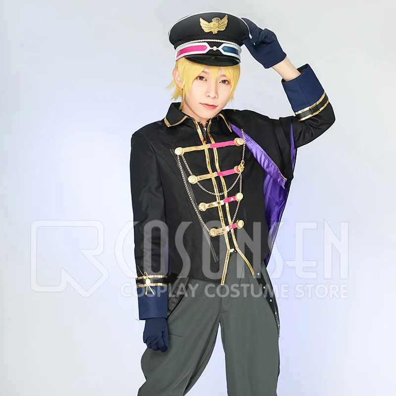 

COSPLAYONSEN Tsukiuta TSUKINO EMPIRE Kakeru Shiwasu Six Gravity Cosplay Costume Full Set All Size With Hat