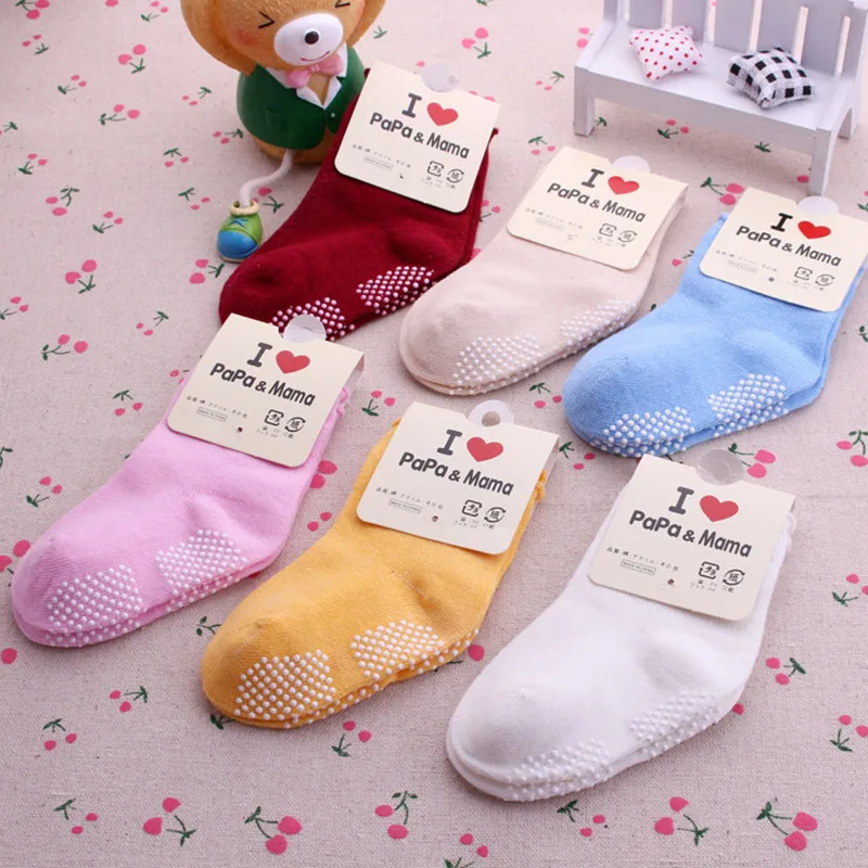 1 Pair Cotton Children Socks Baby Girls Boys Socks For 1 2 Year Sport