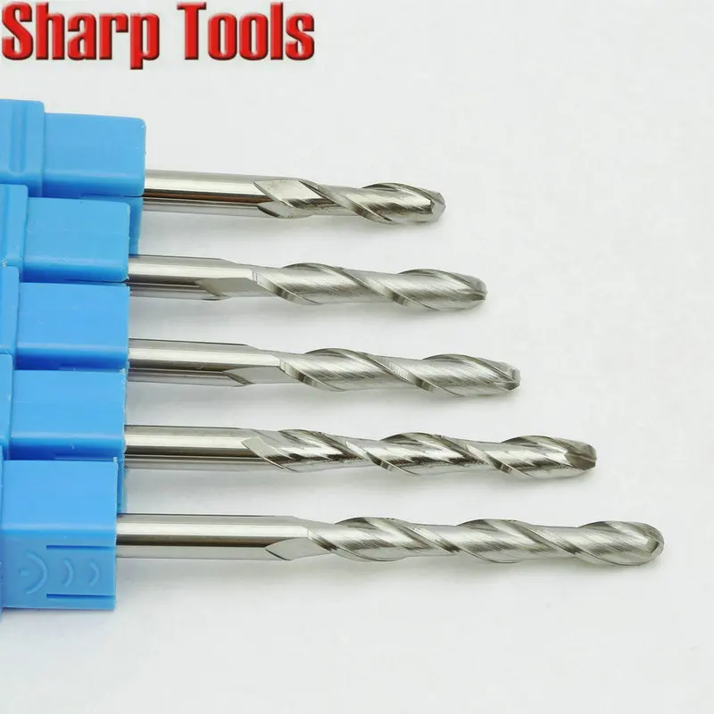 two flute carbide milling cutter cnc  engraving tools cnc bits endmills