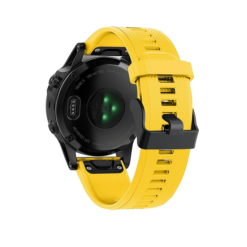 Quick Release силиконовые Easy fit запястье ремешок 26 22 20 мм для Garmin Fenix 5X5 5S плюс 3 3 HR Forerunner 935 часы