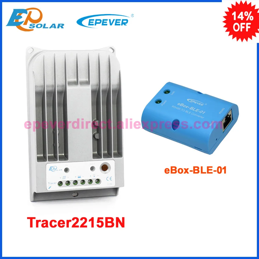 

Controller MPPT Tracer2215BN 20A 20amp solar panel regulator bluetooth function phone APP use EPEVER free shipping