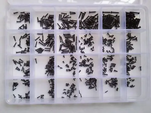 

720PCS M1 M1.2 M1.4 M1.5 M1.7 Phillips Round Head Self-Tapping Screw Assortment Free Shipping