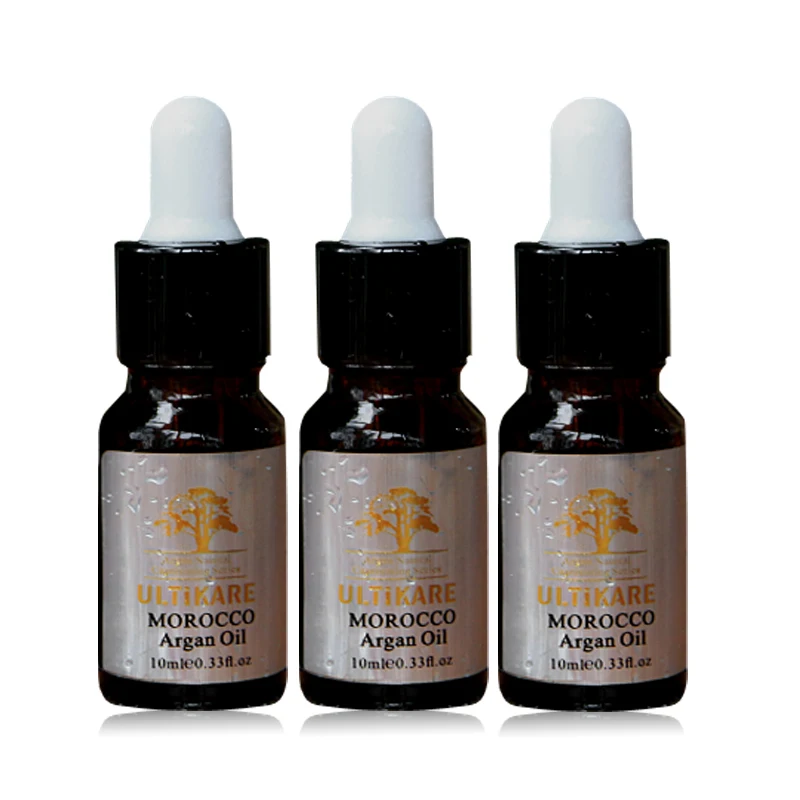 3 Pcs 10ml Moroccan Argan Oil Hair Oil Treatment For All Hair