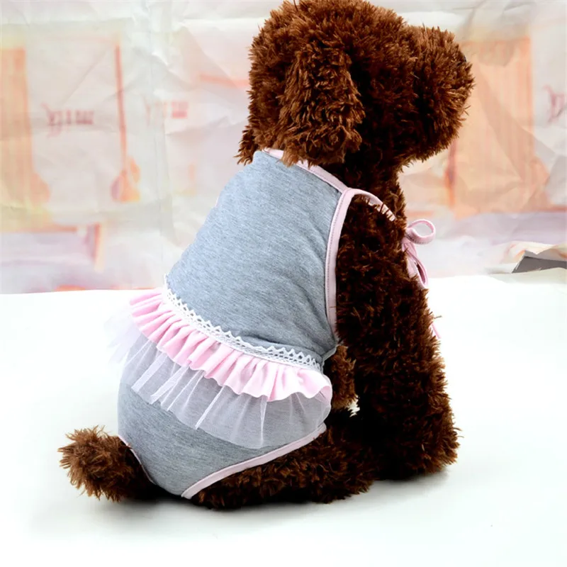 Dog Physiological Pants Dog Shorts S-XL Pet Puppy Cat Washable Female Diaper Sanitary Jumpsuit Underwear Brief Puppy Product