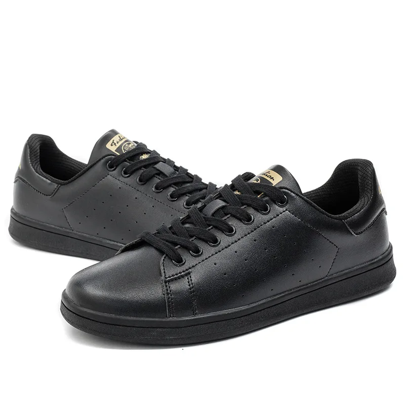 IPCCM/Коллекция года; сезон весна-осень; тренд; повседневная мужская обувь; стильные и удобные дышащие мужские белые туфли высокого качества - Цвет: black