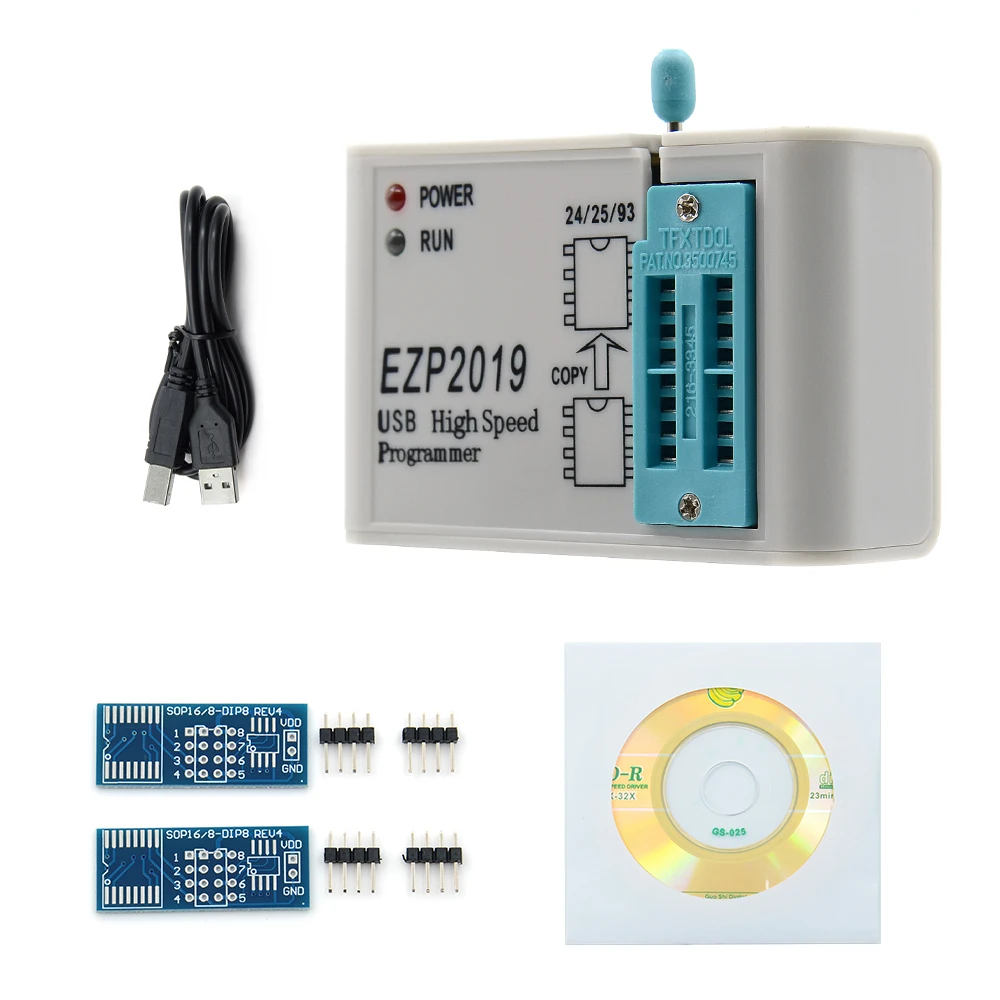 high quality auto inspection equipment EZP 2019 EZP2019+ High-speed USB SPI Programmer EEPROM minipro adapter auto battery charger