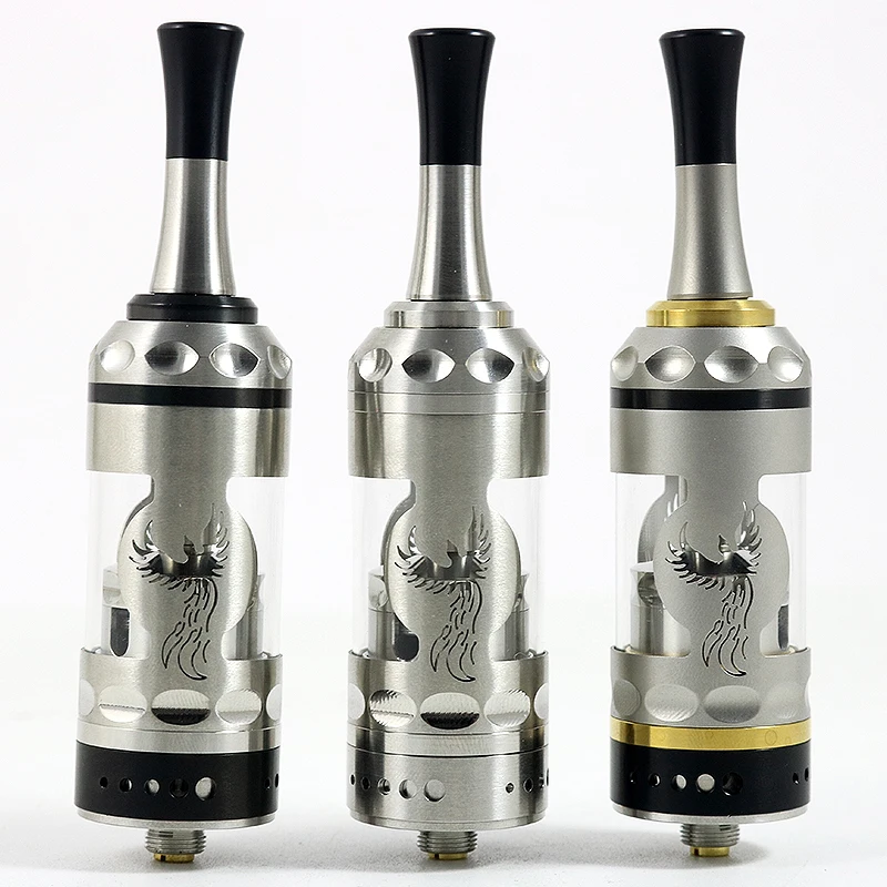 

Phoenix Fire Bird RTA FireBird RBA rebuildable dripping tank atomizer thread 510 22mm fast shipping electronic cigarrate