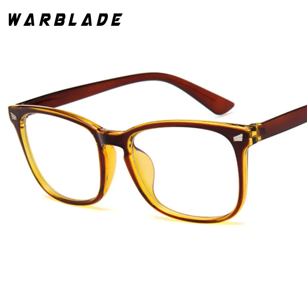 WarBLade анти Синие лучи мужские очки голубое световое покрытие игровые очки для защиты компьютера глаз ретро очки для женщин - Цвет оправы: tea